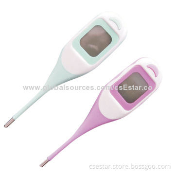 Big LCD Clinical Digital Thermometers with 3V, CR2032 Battery